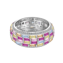 Load image into Gallery viewer, Ziah Jewels™ Pink Haven Round Eternity Ring
