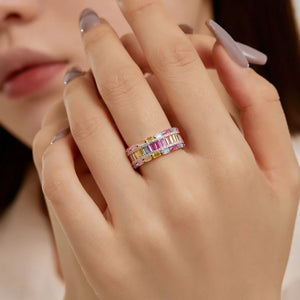 Ziah Jewels™ Pink Haven Eternity Ring