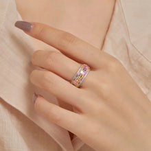 Load image into Gallery viewer, Ziah Jewels™ Pink Haven Round Eternity Ring
