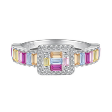 Load image into Gallery viewer, Ziah Jewels™ Pink Haven Square Ring
