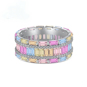 Ziah Jewels™ Pink Haven Eternity Ring