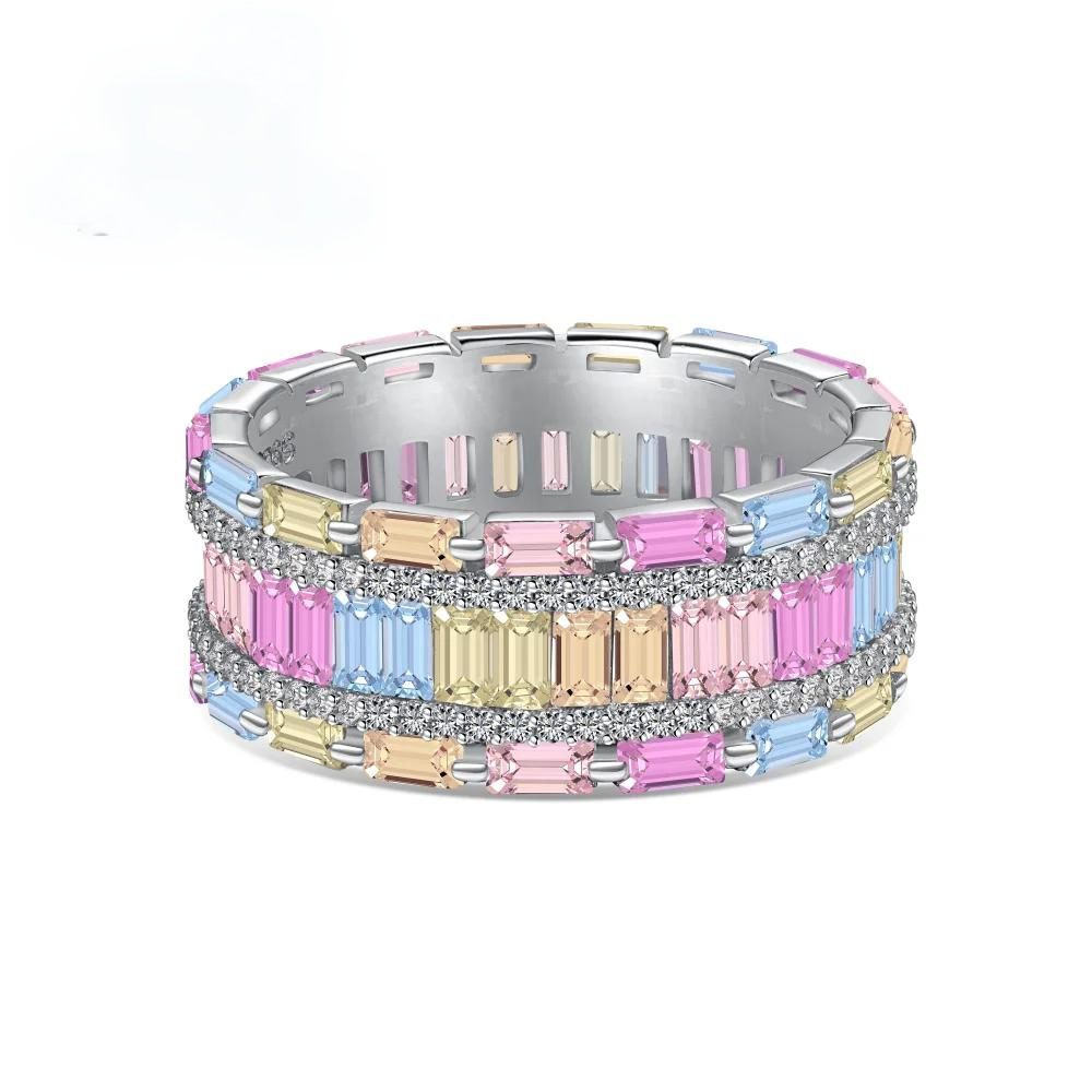 Ziah Jewels™ Pink Haven Eternity Ring